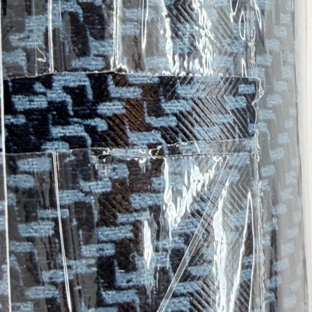 Bella Lux Luxe Heavy Weight Gift Wrap Navy Blue Herringbone 30